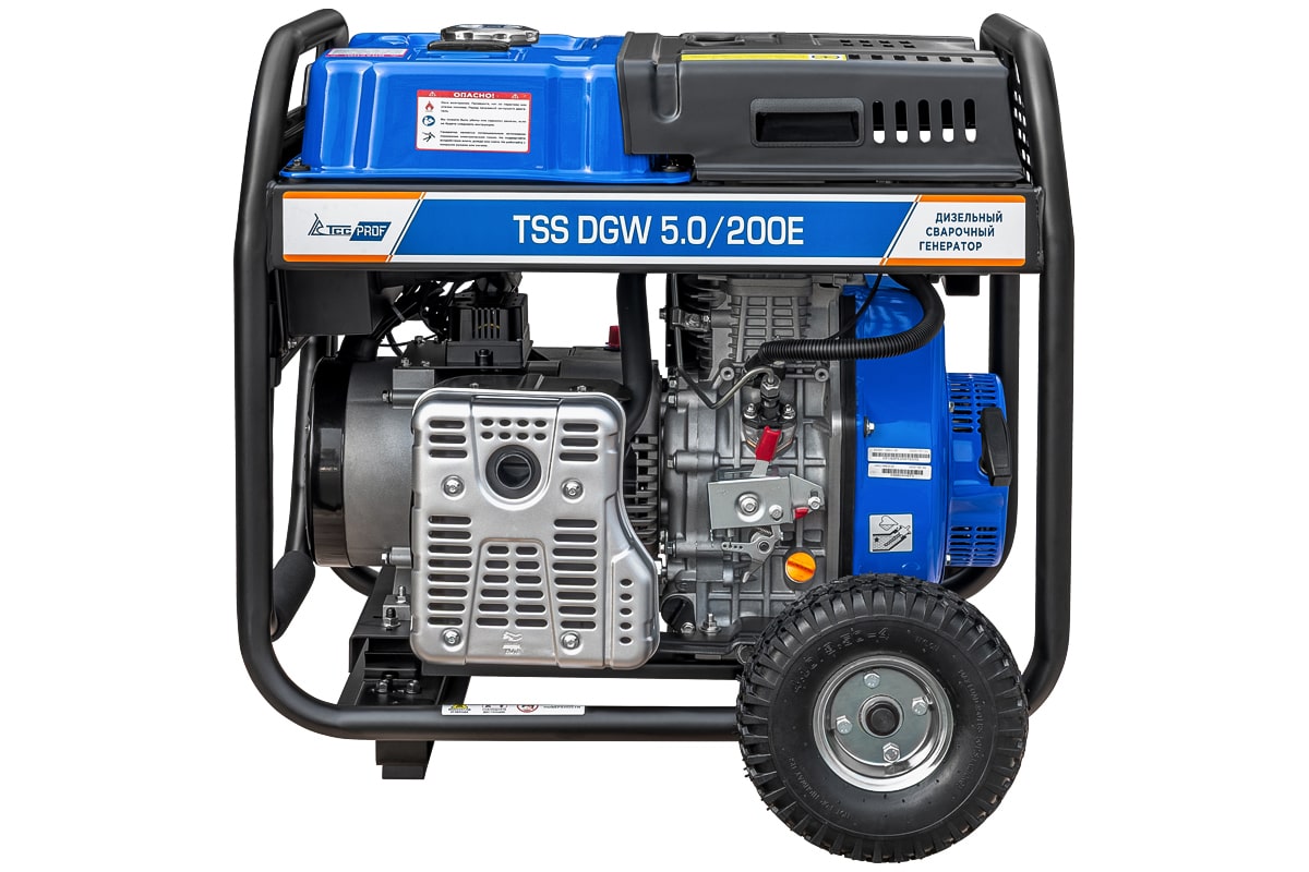 Дизельный сварочный генератор TSS PROF DGW 5.0/200E