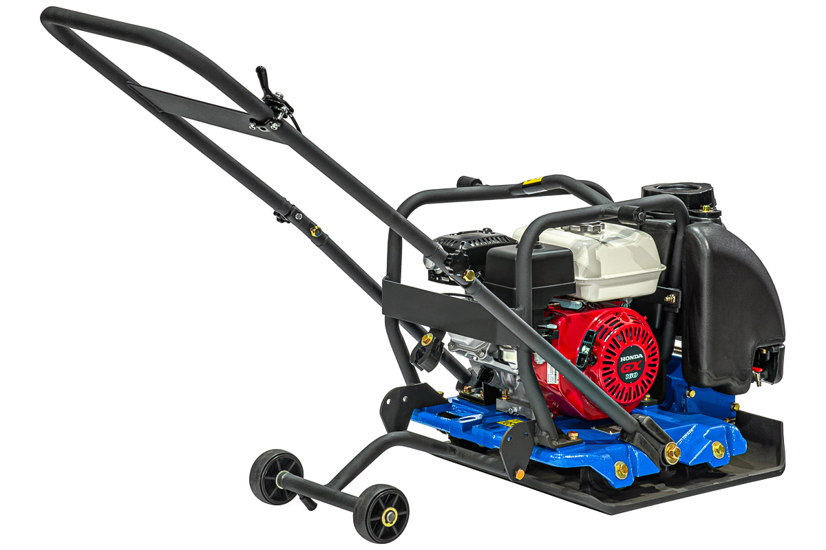 Виброплита TSS-WP100TH  (колесный комплект, бак)