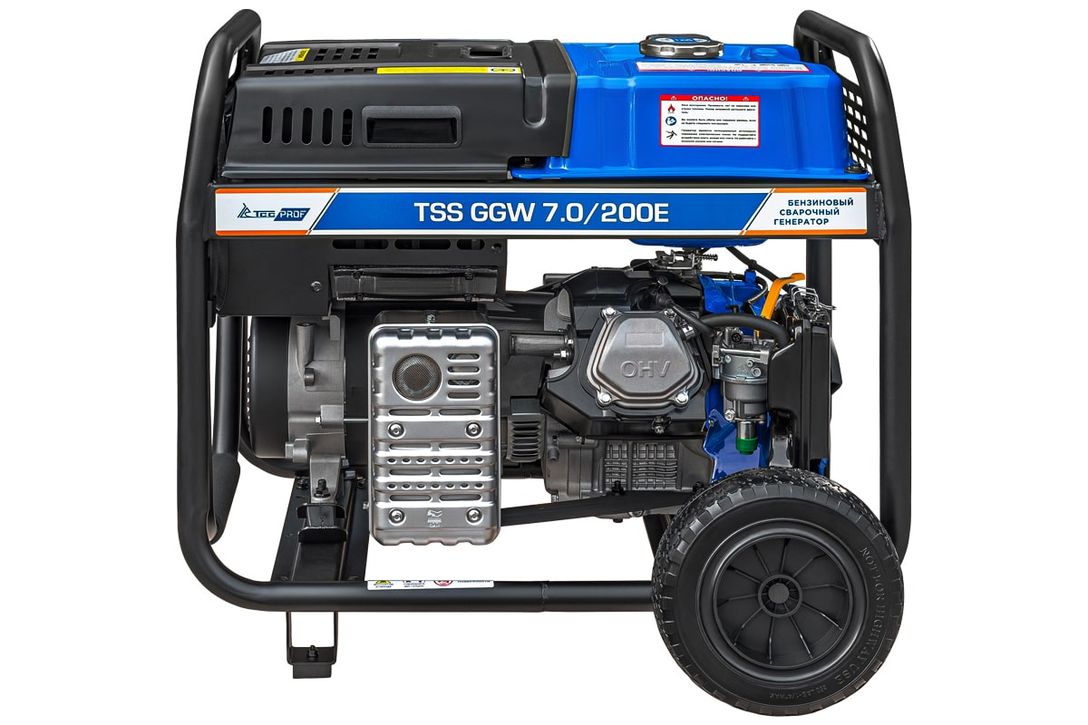 Бензиновый сварочный генератор TSS PROF GGW 7.0/200E