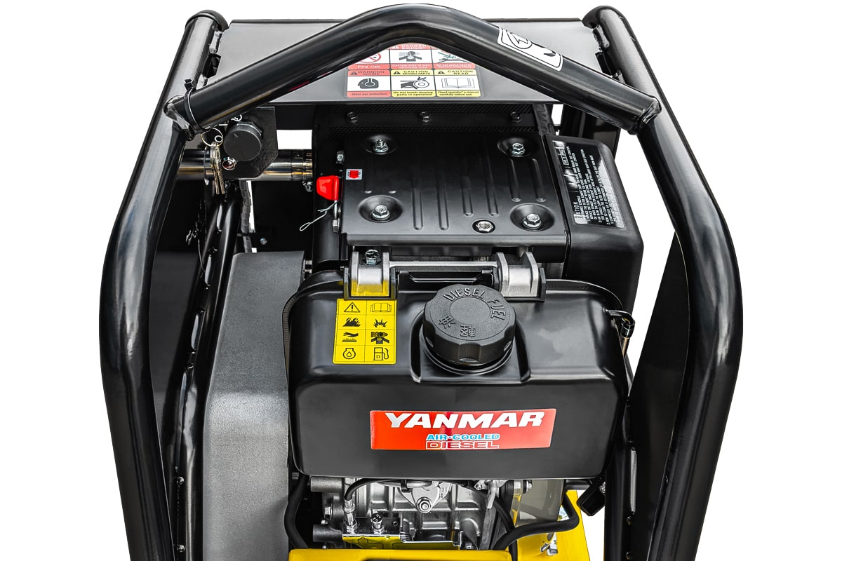 Виброплита реверсивная TSS-CP-240D (гидравлический привод, электростарт, АКБ)