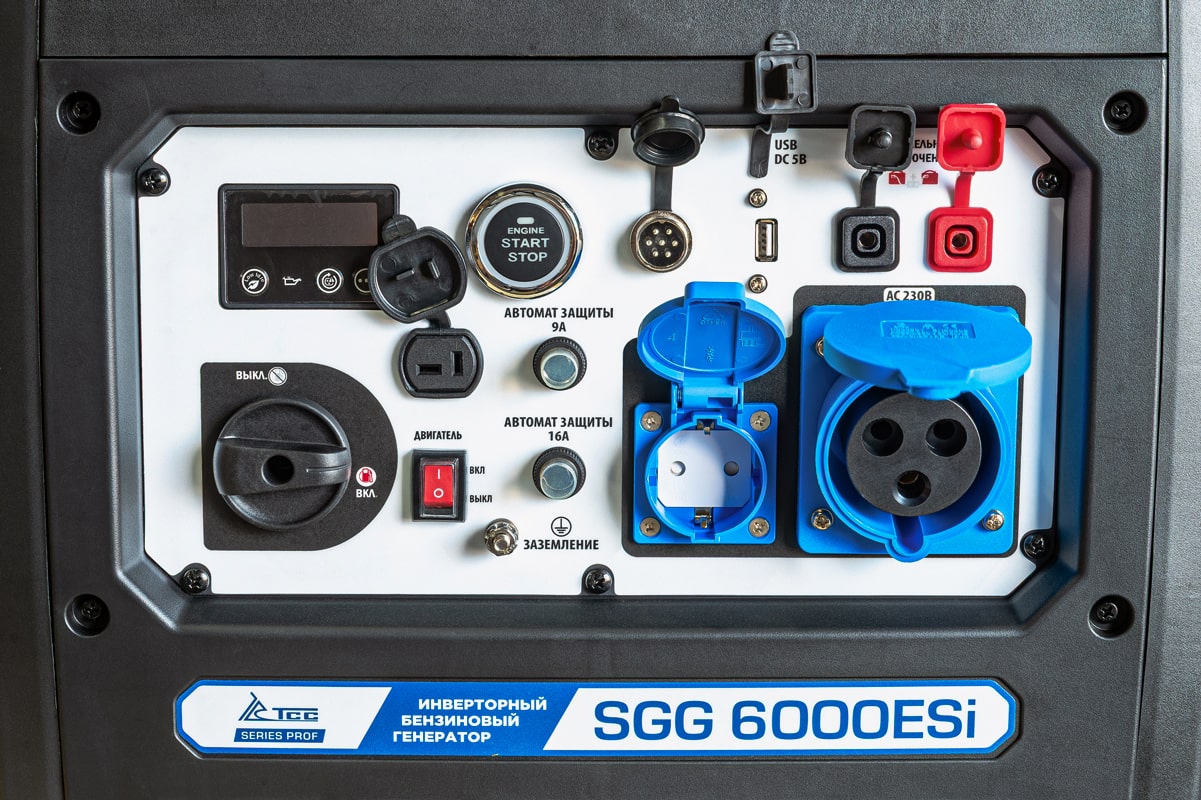 Бензогенератор инверторный SGG 6000ESi