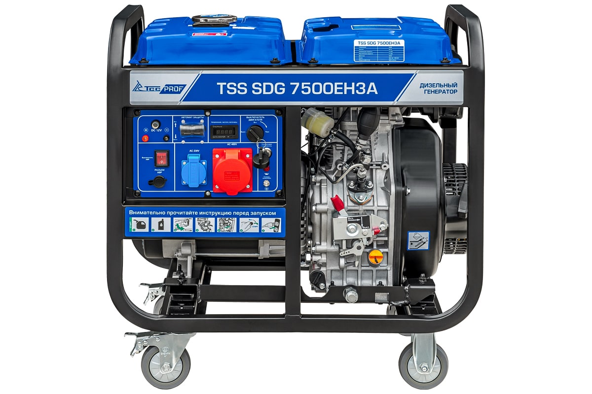 Дизель генератор TSS SDG 7500EH3A