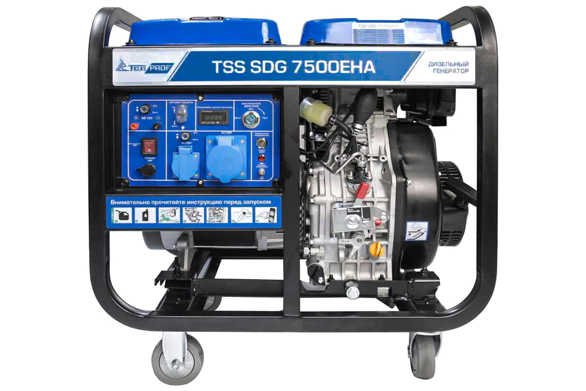 Дизель генератор TSS SDG 7500EH3A