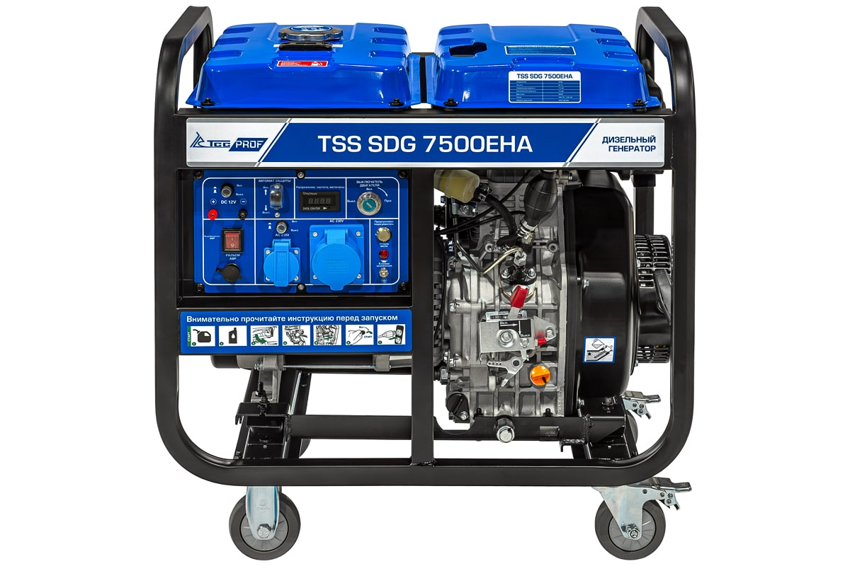 Дизель генератор TSS SDG 7500EHA