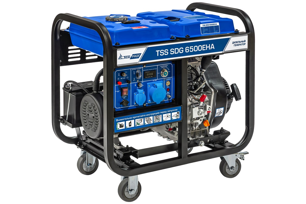 Дизель генератор TSS SDG 6500EHA