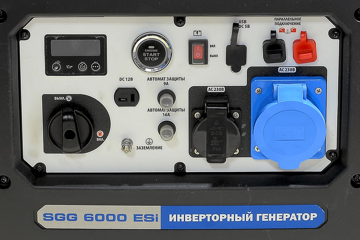 Бензогенератор инверторный SGG 6000ESi