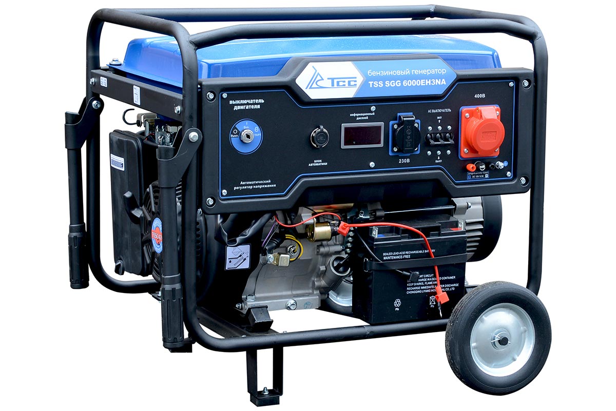 Бензогенератор TSS SGG 6000EH3NA 6 кВт с АВР