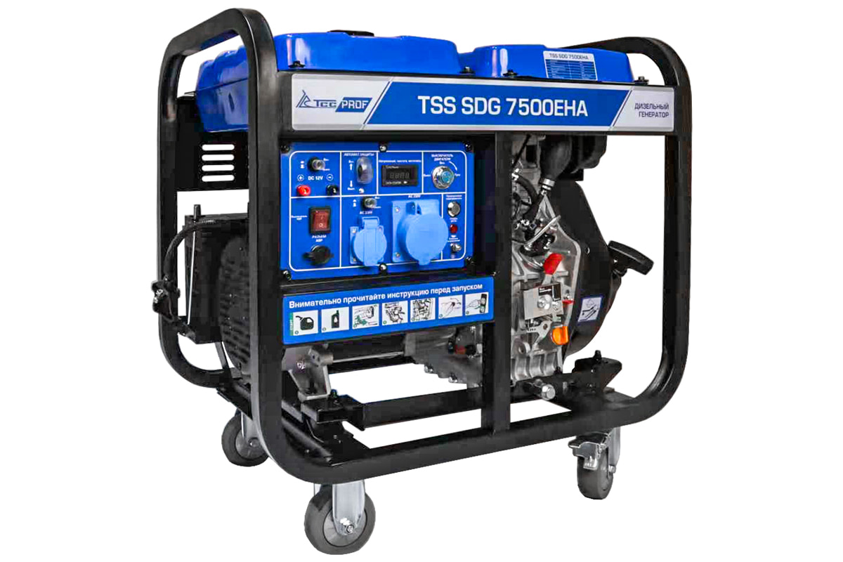 Дизель генератор TSS SDG 7500EHA