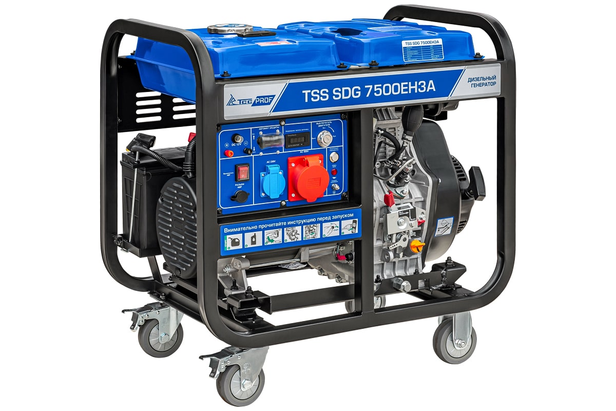 Дизель генератор TSS SDG 7500EH3A