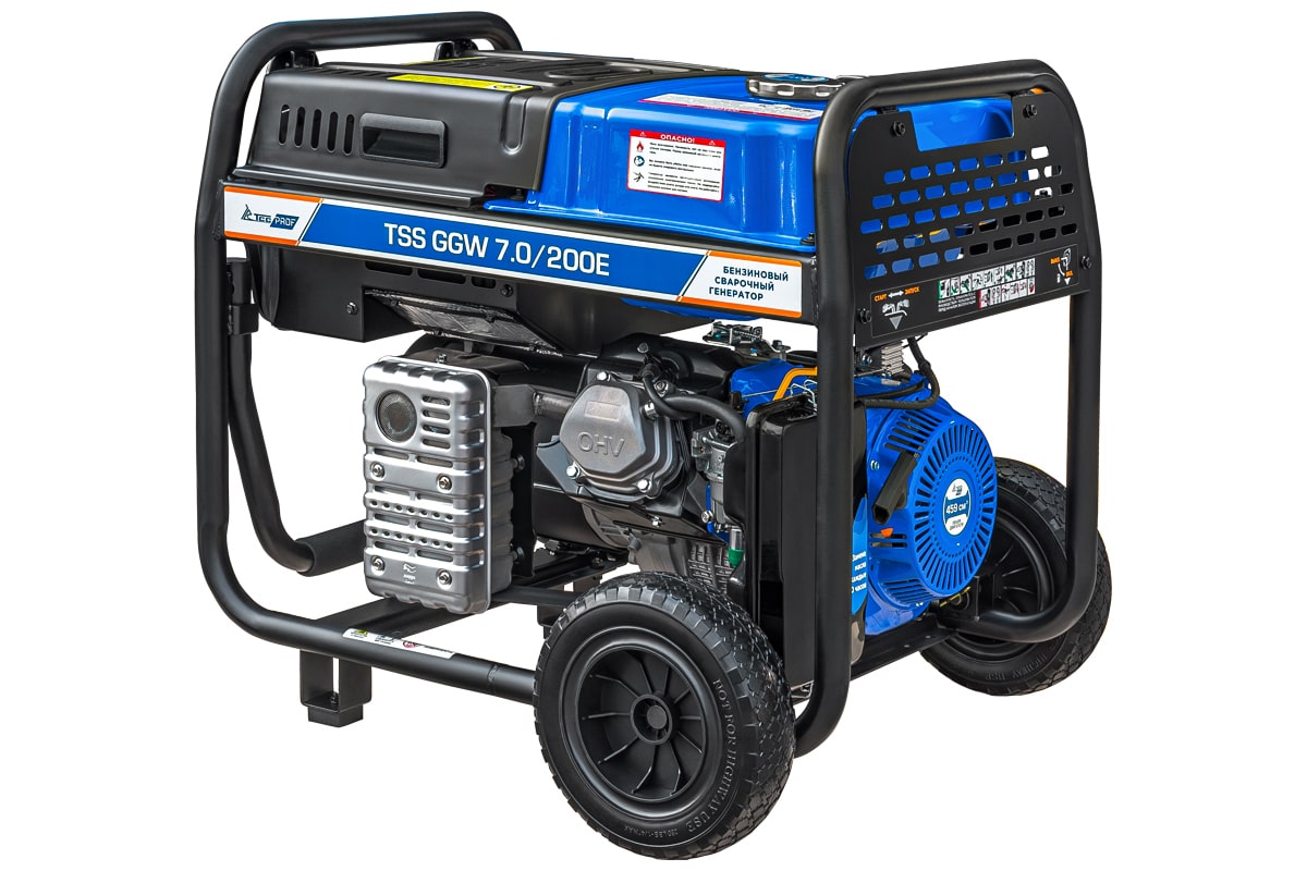 Бензиновый сварочный генератор TSS PROF GGW 7.0/200E