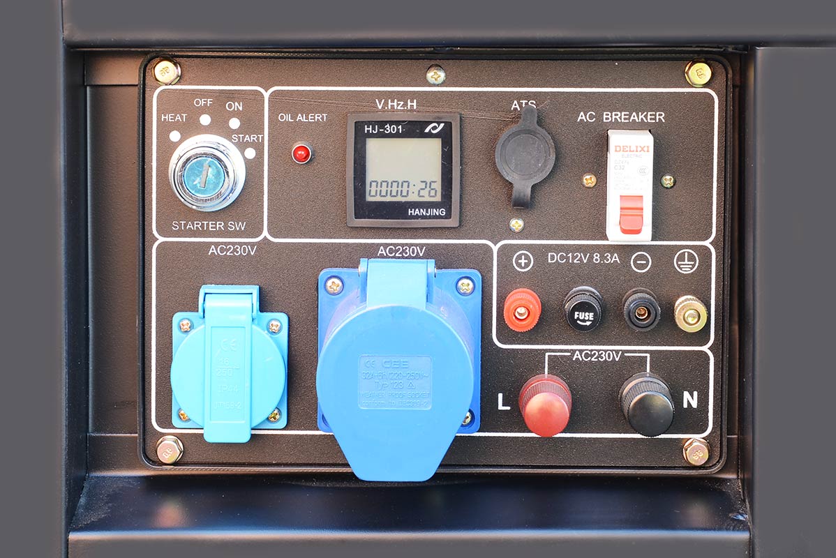 Дизель генератор TSS SDG 8000EHA в кожухе МК